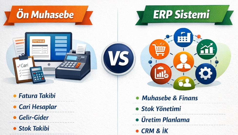 ERP ve Ön Muhasebe Nedir? Aralarındaki Farklar-resim